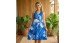 Midi Dress Rayon Hand Painted High Quality